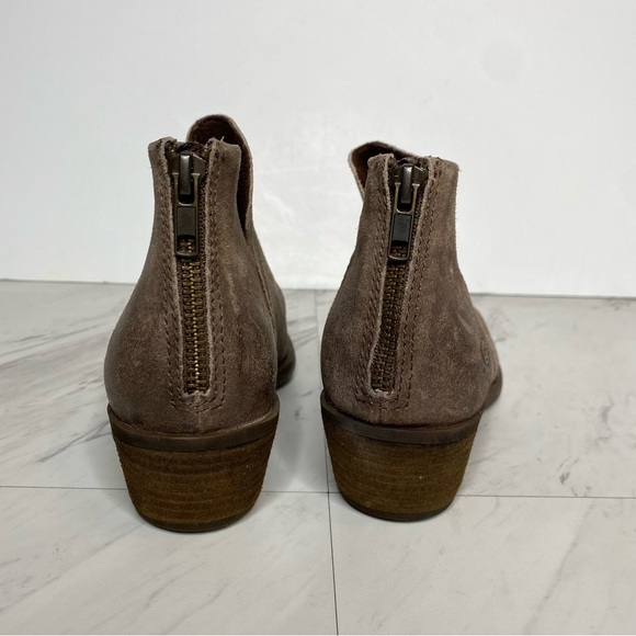 Born Shari Gray Suede Bootie 7 1/2 M - Picture 3 of 14